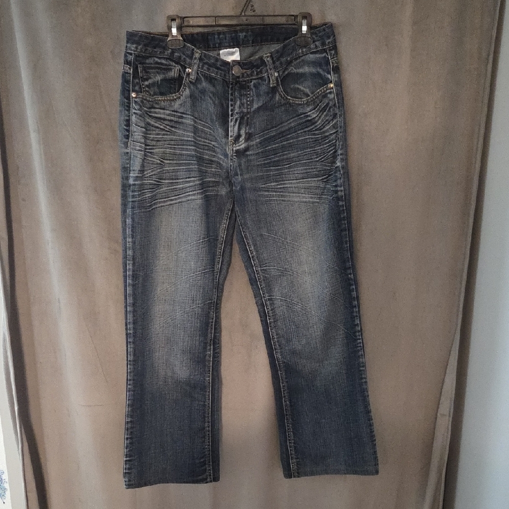 Parasuco Men's Size 36 Relaxed Jeans in Dark Blue